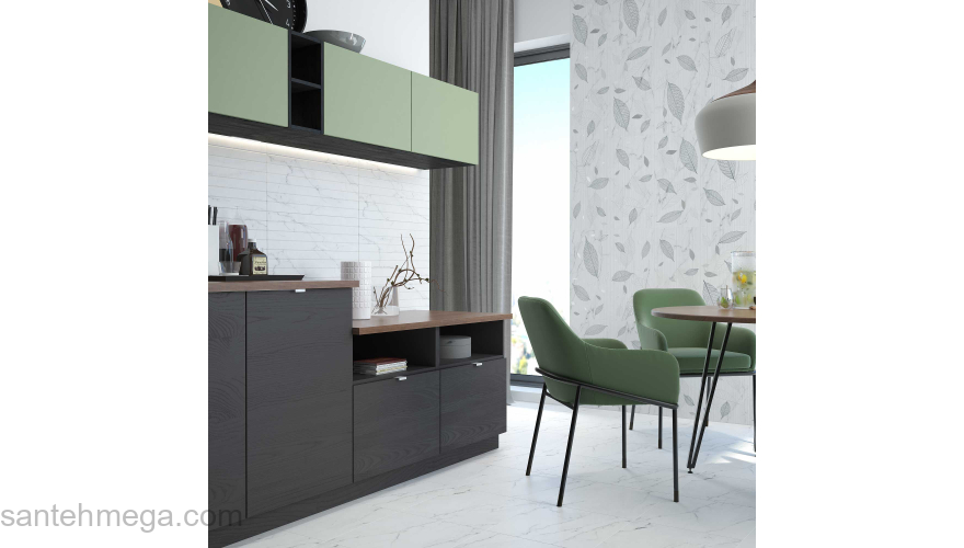 Керамин Плитка облицовочная Хокку 7 300х600 белый. Фото