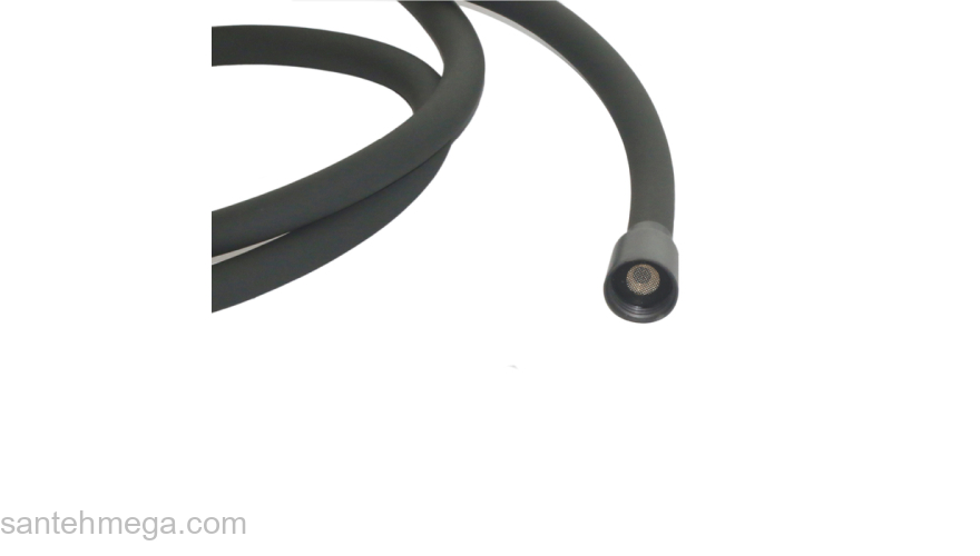 Шланг для душа графитовый матовый силиконовый 2,0м Optima Home IDDIS OPH20GLi19. Фото