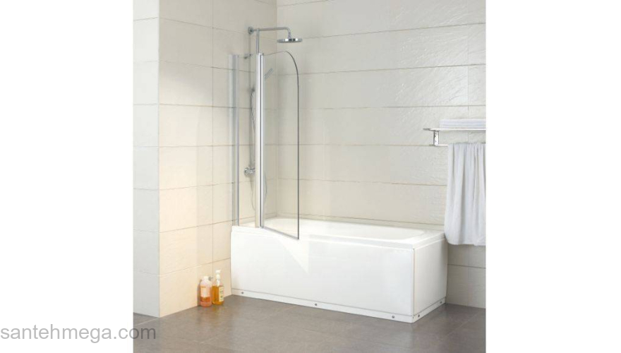 Шторка на ванну SOLE Life 1 80 см. Фото