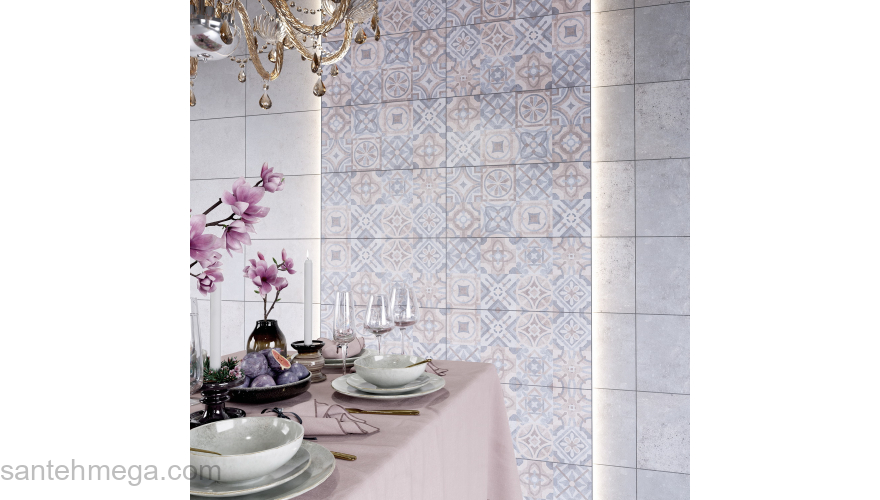 Керамин Керамический гранит Портланд-Р 1 600х600 светло-серый. Фото