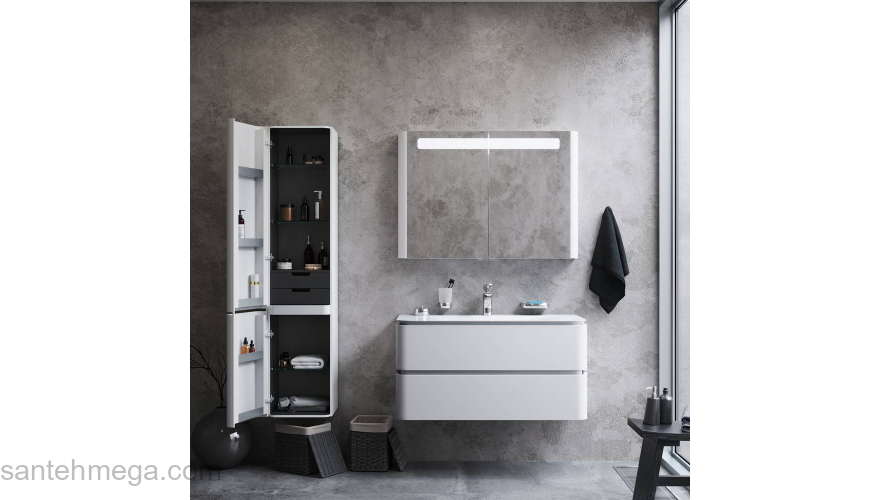 База под раковину подвесная 100 см, белый глянец AM.PM Sensation M30FHX1002WG. Фото