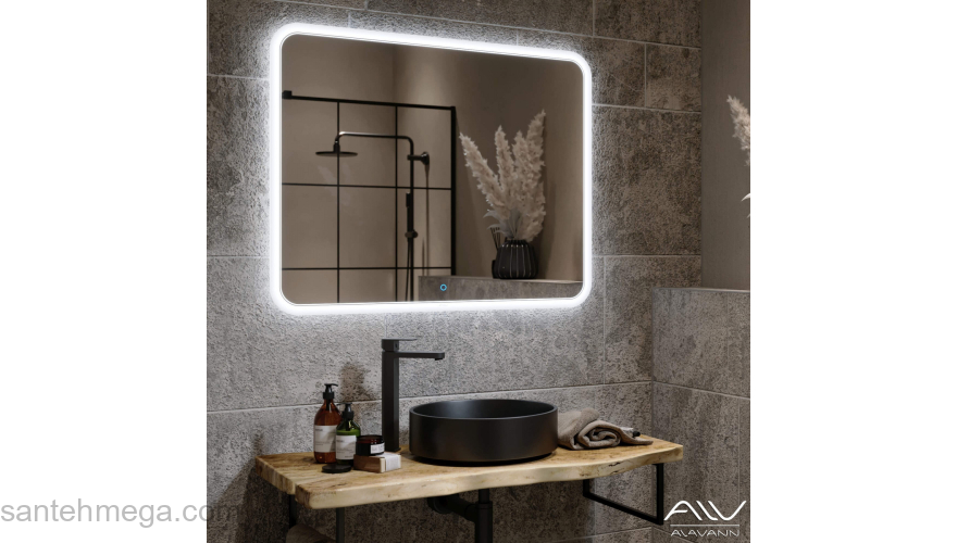 Зеркало с подсветкой ALAVANN Anna 100. Фото