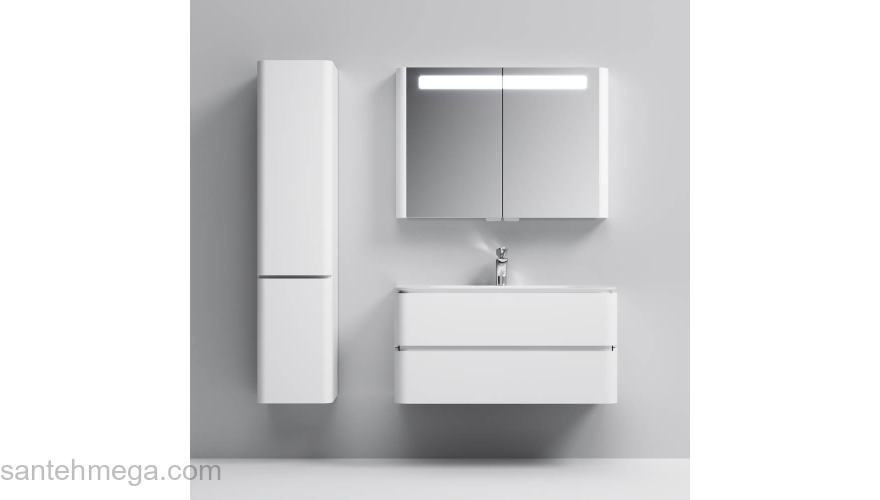 База под раковину подвесная 100 см, белый глянец AM.PM Sensation M30FHX1002WG. Фото