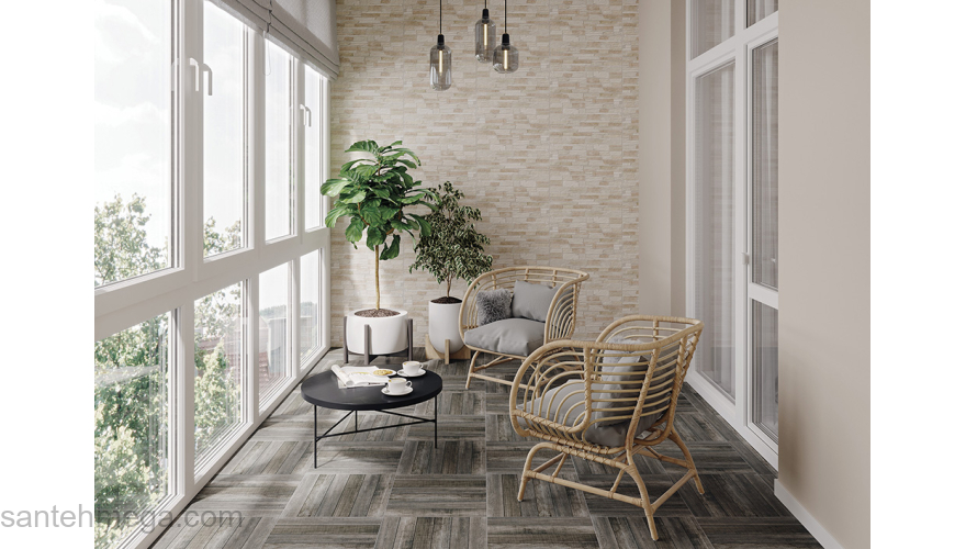 CERSANIT 16143 Керамический гранит Oxford 420х420 коричневый. Фото