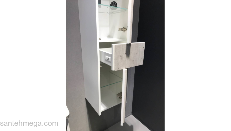 Колонна-пенал ROCA Ronda Бетон правый ZRU9303006. Фото