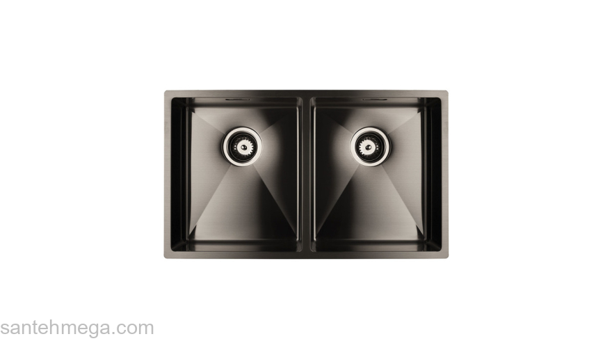 Мойка нерж.сталь универсального монтажа графит 745*440  Edifice IDDIS EDI75G2i77. Фото