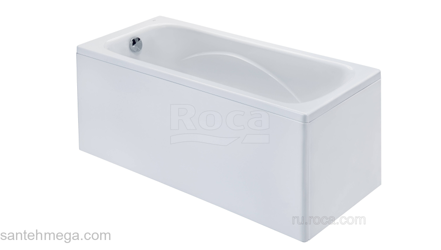 Ванна ROCA Line 160х70 прямоугольная белая ZRU9302985. Фото