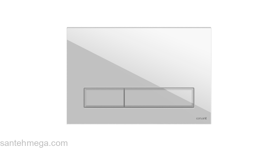 CERSANIT КНОПКА BLICK ПЛАСТИК БЕЛЫЙ A64113. Фото