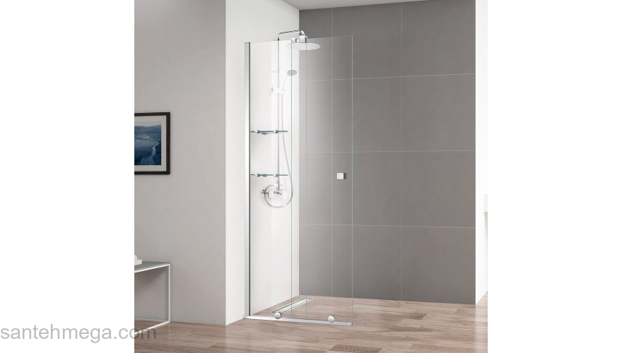 Душевая перегородка раздвижная CEZARES Stream STREAM-BF-1-90-C-Cr