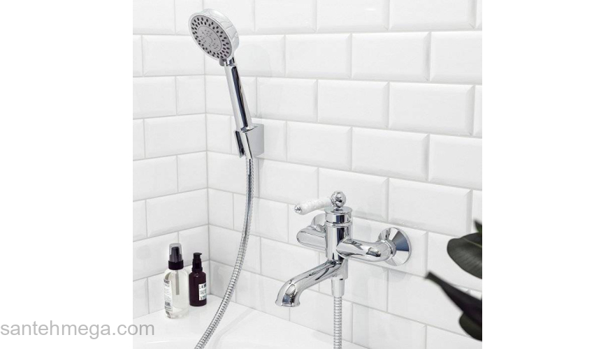 Смеситель для ванны с керамическим дивертором Oxford IDDIS OXFSB02i02. Фото