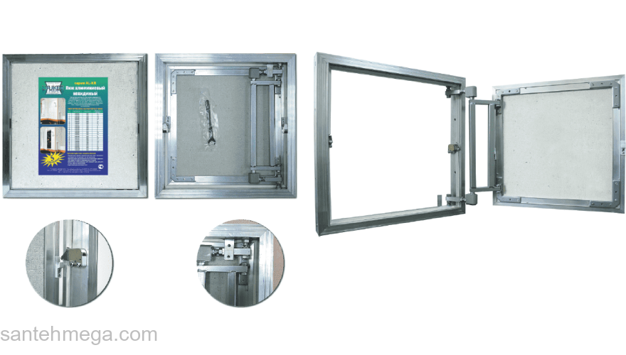 Люк ревизионный под плитку LYUKER AL-KR 30/20. Фото