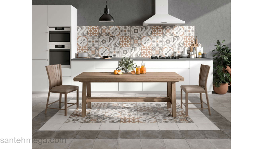 CERSANIT C-CP4A156D Керамический гранит ступень Carpet 298х298 темно-бежевый