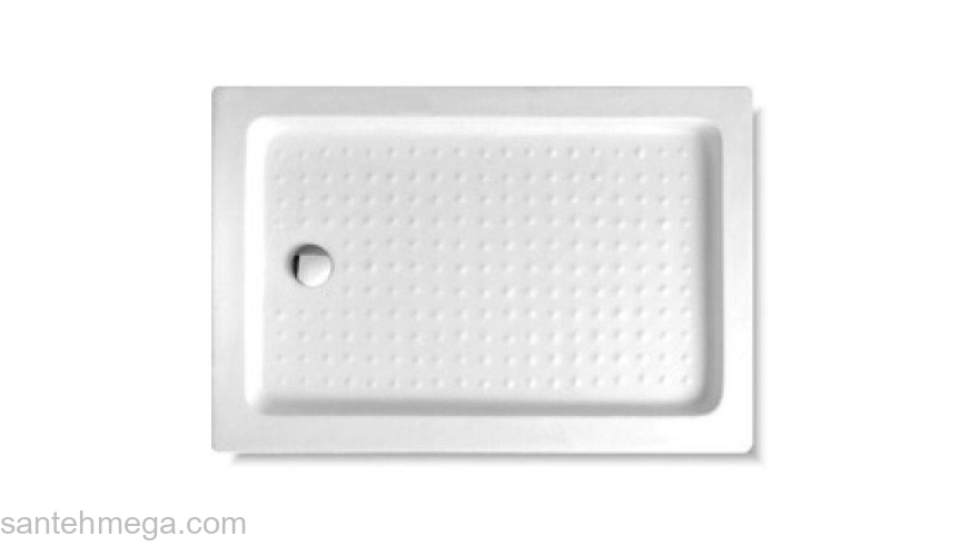 Душевой поддон акриловый CEZARES TRAY-A-AH-100/80-15-W. Фото