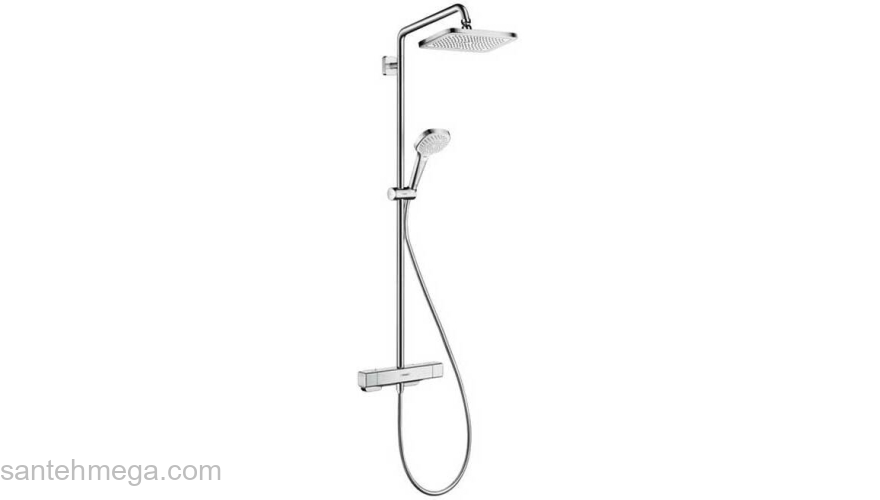 Душевая система Hansgrohe Croma E Showerpipe 280 1jet 27630000, хром. Фото