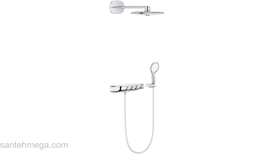 GROHE Душевая система Grohe Rainshower SmartControl 360 26443000. Фото