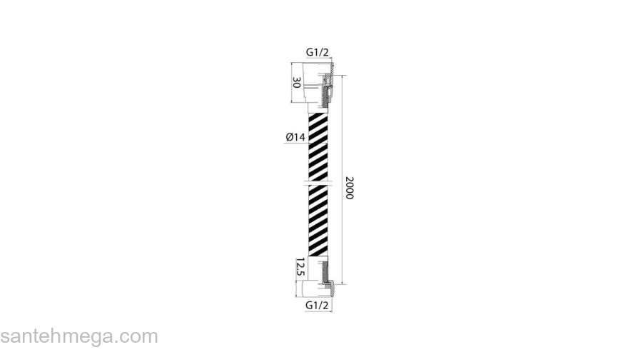Шланг для душа IDDIS A50611. Фото