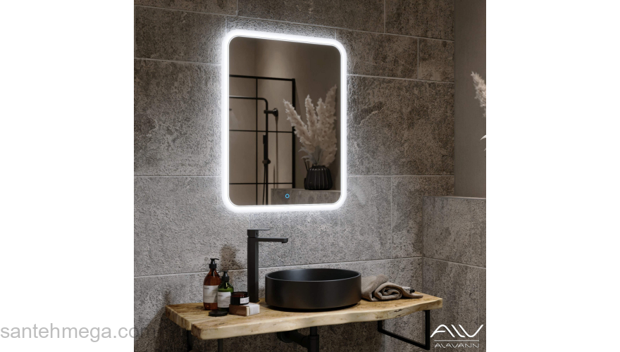 Зеркало с подсветкой ALAVANN Anna 60. Фото