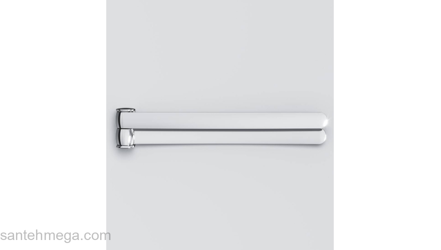 Двойная вешалка-вертушка для полотенец, 44 см AM.PM Sensation A3032600 для ванной комнаты. Фото