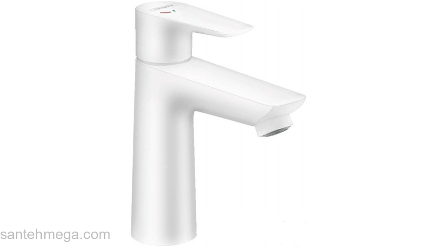 Смеситель для раковины Hansgrohe Talis E 71712700 белый матовый. Фото