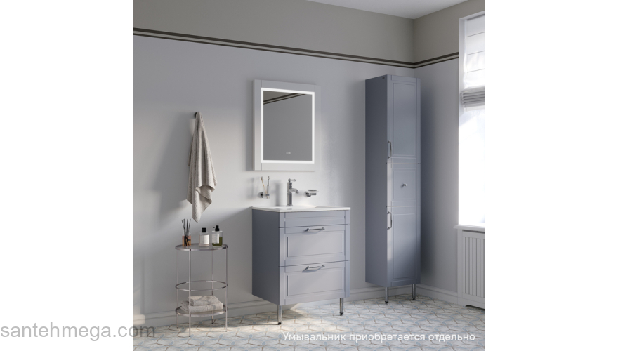 Тумба напольная 60 см светло-серый Oxford IDDIS OXF60L0i95 подходит умыв. 0136000i28. Фото