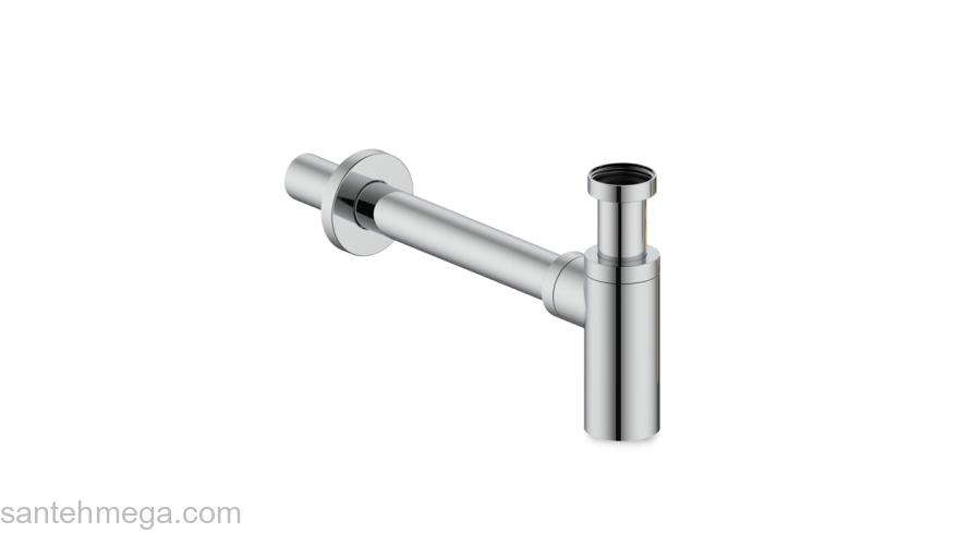 Бутылочный сифон для умывальника хром Optima Home IDDIS OPTSB00i84. Фото