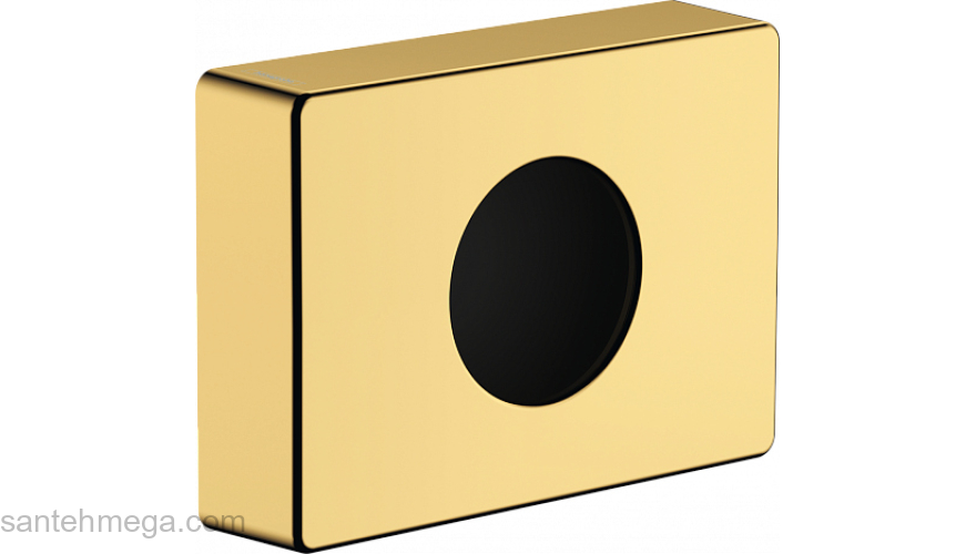 Держатель гигиенических пакетов AddStoris Hansgrohe 41773990, полированное золото для ванной комнаты. Фото