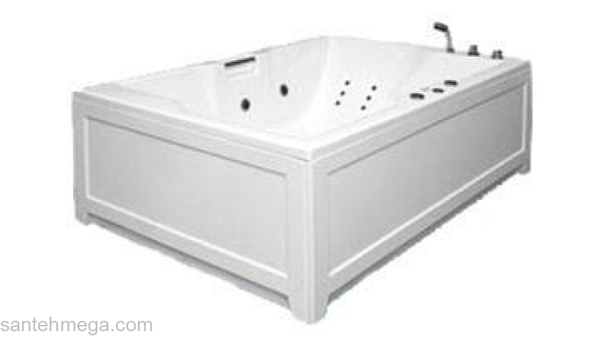 Ванна АКВАТЕК Дорадо 190х130 с гидромассажем. Фото