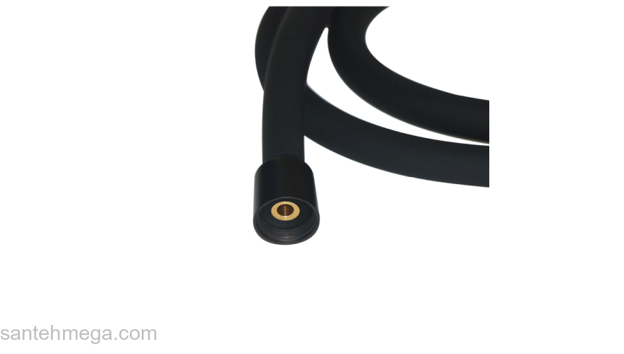 Шланг для душа черный матовый силиконовый 2.0м Optima Home IDDIS OPH20BLi19. Фото