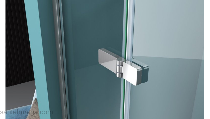 Душевая дверь BELBAGNO KRAFT-B-12-60/60-C-Cr-L. Фото