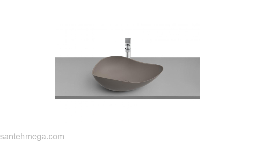 Раковина накладная ROCA Rui Ohtake 54х37 327A13660 Кофейный. Фото