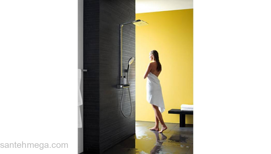 Душевая система HANSGROHE Raindance Select Showerpipe E300 2 jet 27128400. Фото