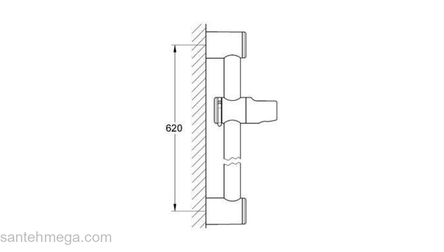 Душевая штанга GROHE Relexa Plus 28620000. Фото