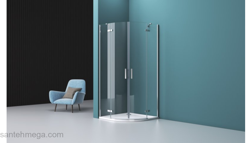 Душевой угол BELBAGNO KRAFT-R-2-100-C-Cr. Фото
