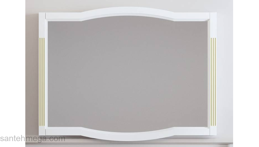 Зеркало со светильниками OPADIRIS Лаура 120 с патиной. Фото