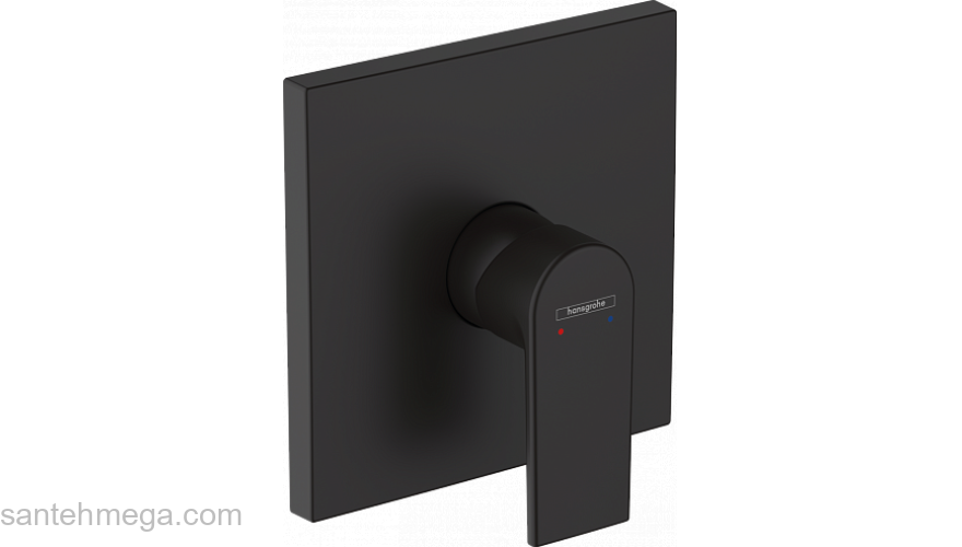 Смеситель для душа Vernis Shape Hansgrohe 71668670, матовый черный. Фото