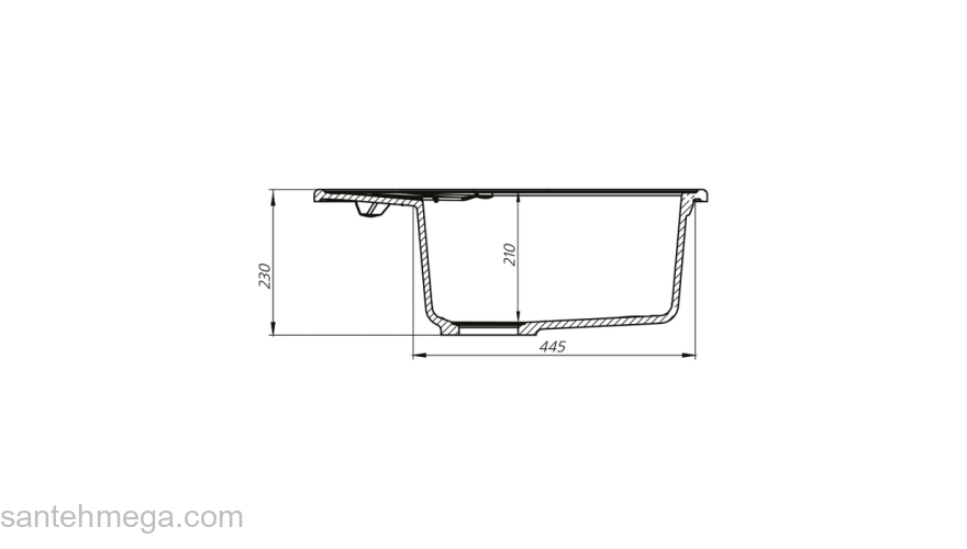 Мойка кухонная IDDIS Kitchen G K09S621i87. Фото