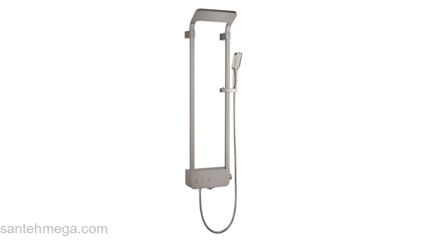 Душевая панель BLACK & WHITE Seasons W2040 Brushed Nickel. Фото