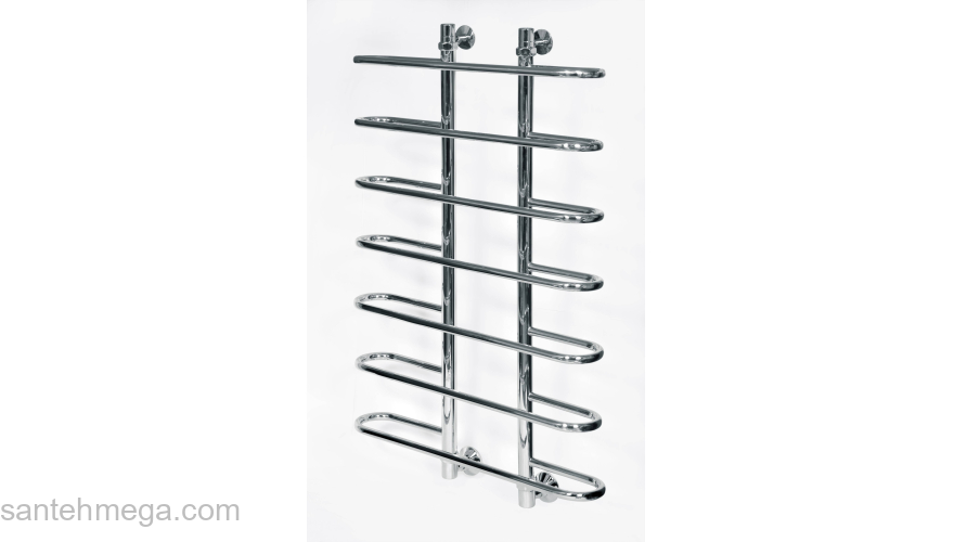 Водяной полотенцесушитель НИКА Л Вираж 80/50-6. Фото