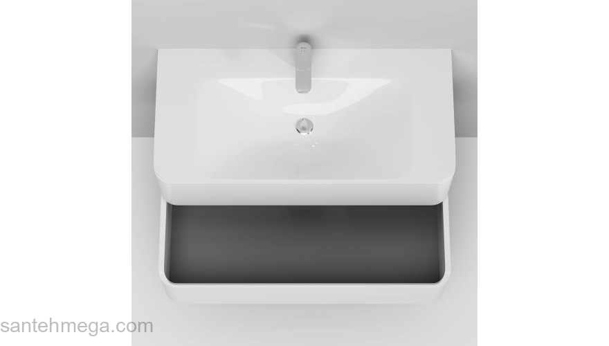 База под раковину подвесная 100 см, белый глянец AM.PM Sensation M30FHX1002WG. Фото