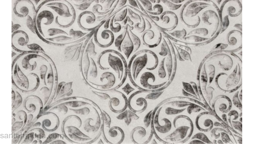 Unitile 010301002093 Декор Персиан 250х400 серый 01