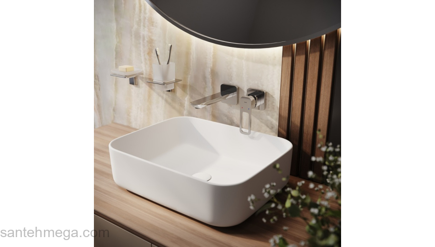 Встраиваемый смеситель для умывальника Slide IDDIS SLISB00i65. Фото