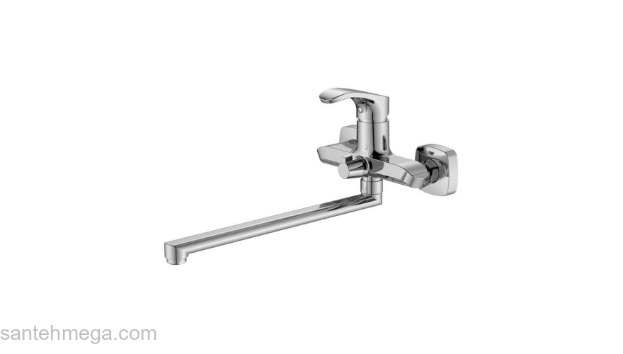 Смеситель для ванны с длинным изливом Joker IDDIS JOKSB00i10WA. Фото