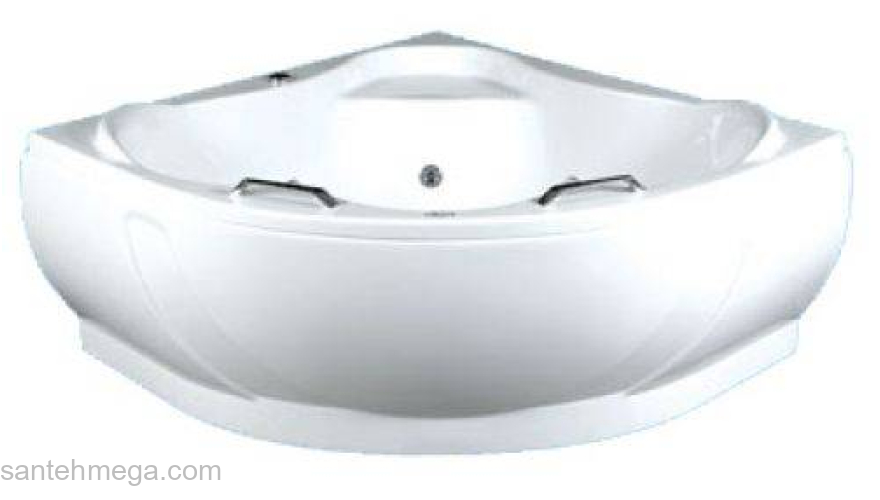 Ванна АКВАТЕК Галатея 135х135 без гидромассажа. Фото