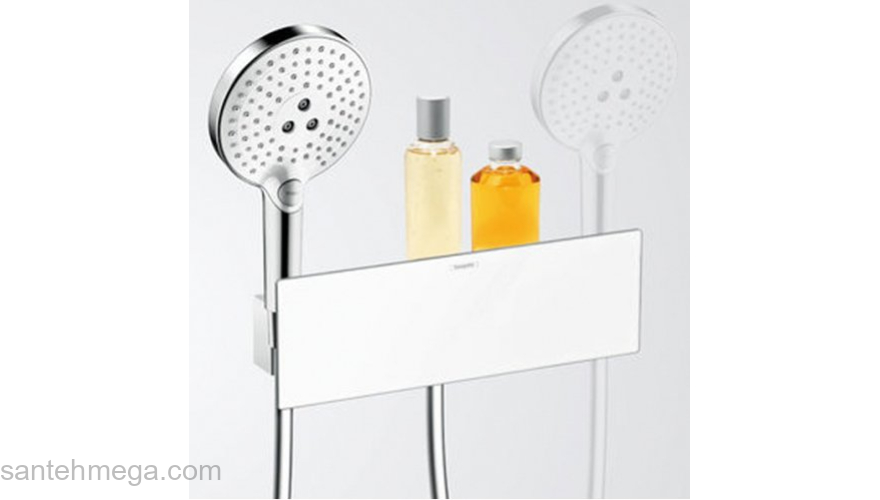 Шланговое подсоединение Hansgrohe Fixfit Porter 300 белый/хром 26456400. Фото