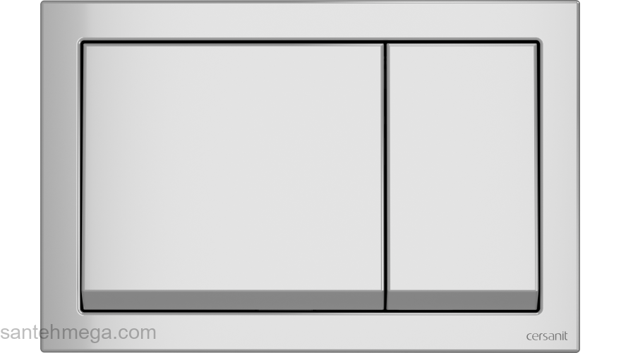 CERSANIT Кнопка ENTER хром матовый универсальная BU-ENT/Cm. Фото