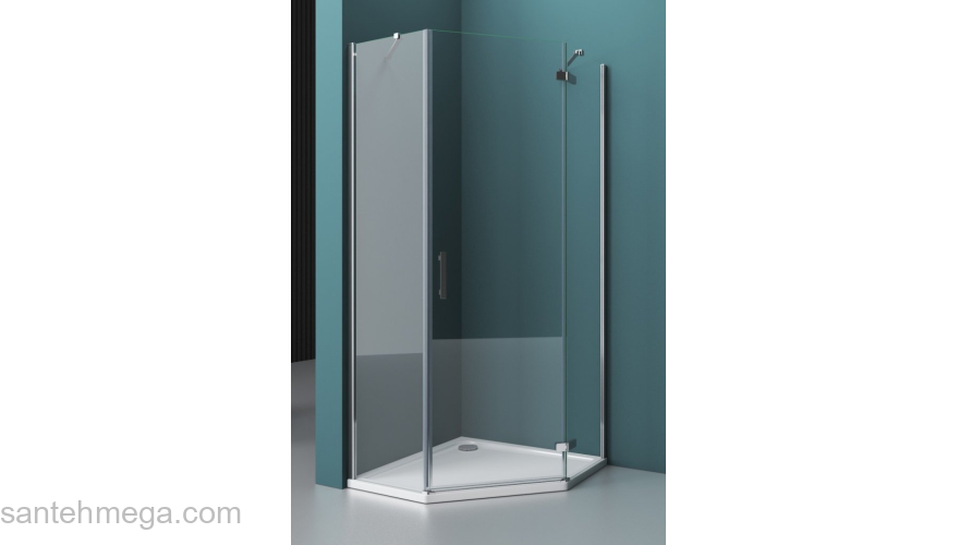 Душевой угол BELBAGNO KRAFT-P-1-80-C-Cr-R. Фото