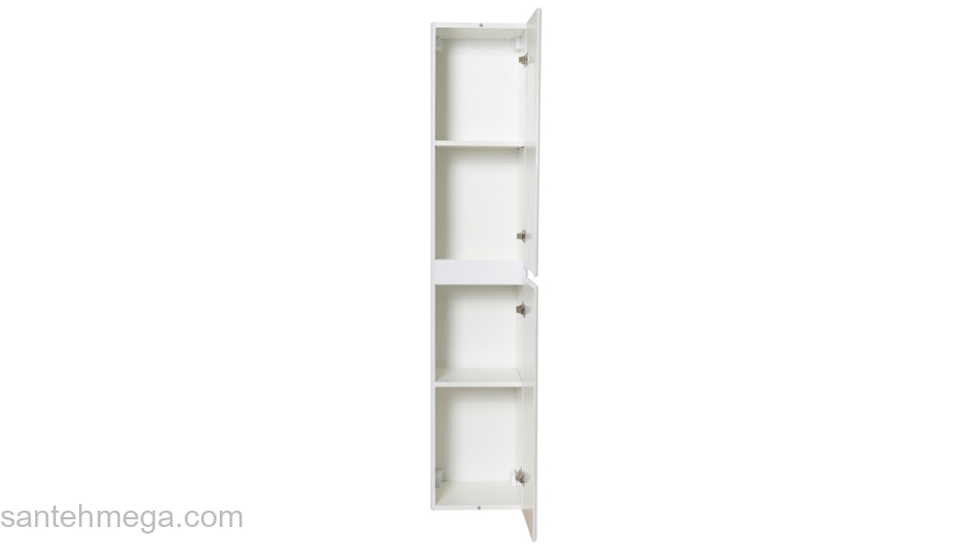Шкаф-колонна подвесной BELBAGNO ALBANO-1600-2A-SC-BL-P Bianco Lucido. Фото
