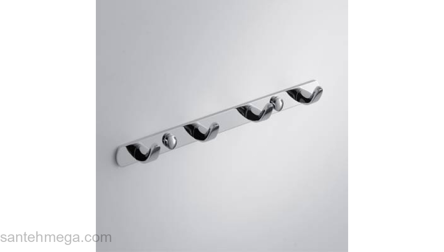 Крючок четверной IDDIS Mirro MIRMB40I41 для ванной комнаты. Фото