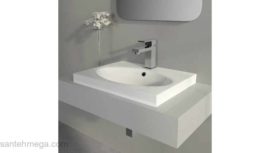 Раковина встраиваемая SANITA LUXE Next 60х45 NXT60SLWB01. Фото