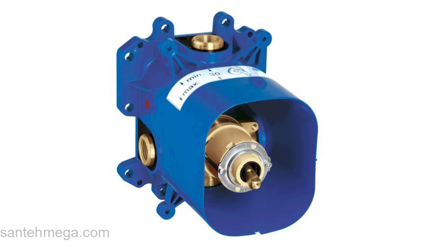 Встаиваемый универсальный смеситель GROHE Rapido E 35501000. Фото